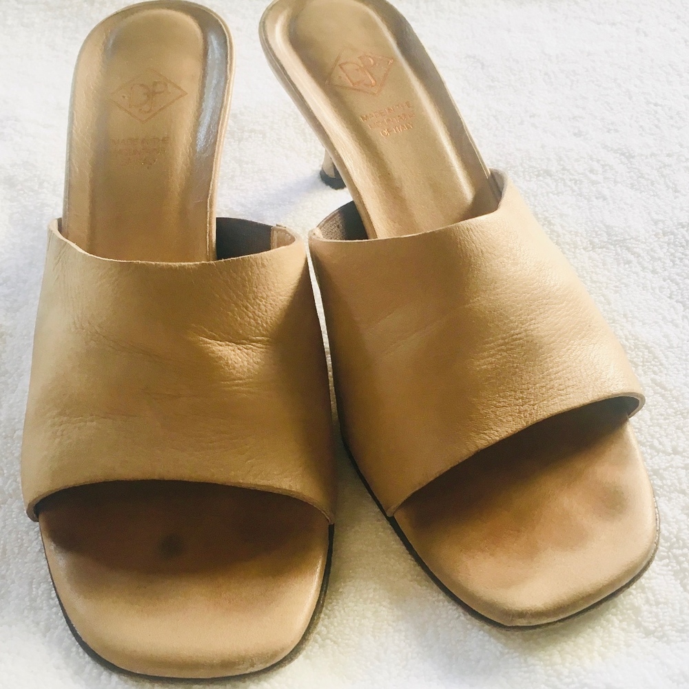 Summer Slides w/Kitten Heels
